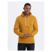 Men's unlined hooded sweatshirt - mustard V4 OM-SSBN-0120