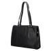 Luxusní dámská kožená kabelka Katana French lady, černá