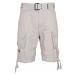 Brandit Kalhoty krátké Savage Vintage Shorts bílé oprané