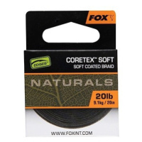 Fox Návazcová Šňůrka Naturals Coretex Soft 20 m Varianta: 20lb, Nosnost: 9,1kg