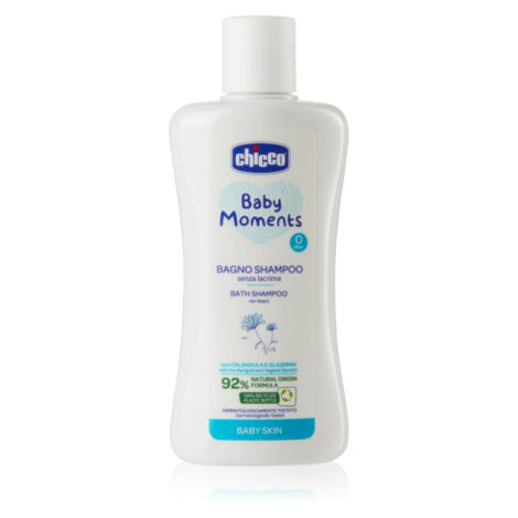 Chicco Baby Moments Bath Shampoo šampon na celé tělo pro děti od narození 200 ml