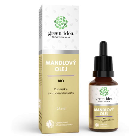 GREEN IDEA Mandlový olej BIO 25 ml