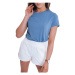 D Street Dámské tričko s krátkým rukávem Mayla II světle modrá Modrá