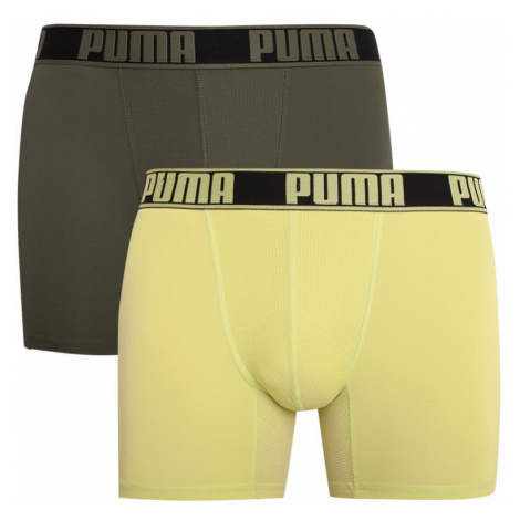 2PACK pánské boxerky Puma sportovní zelené (671017001 002)