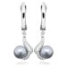 JVD Stříbrné náušnice s říčními perlami SVLE0407SH8P600