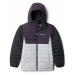 Columbia Powder ite™ Boys Hooded Jacket J 1802901039 - columbia grey/dark purple/black