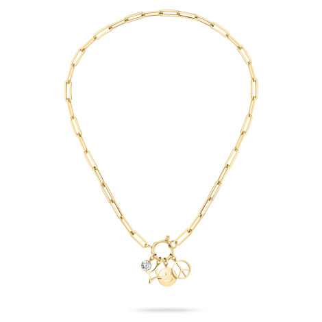 Tamaris Moderní pozlacený náhrdelník s přívěsky TJ-0421-N-40