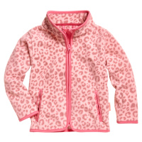 Dětská fleecová mikina Playshoes Leopard Rosa