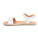 FRODDO SANDAL FLEXY FLOWER White | Barefoot sandály