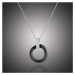 Victoria Filippi Stainless Steel Ocelový náhrdelník se zirkony Catarin Black - keramika NHN19087