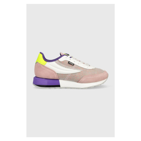 Sneakers boty Fila Retronique růžová barva