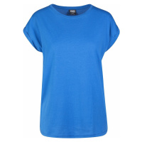 Urban Classics Ladies Extended Shoulder Tee Dámské tričko modrá