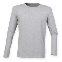 Sf Pánské triko s dlouhým rukávem SF124 Heather Grey