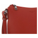 Dámská jemně strukturovaná červená kabelka - Hexagona Zinaida červená