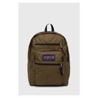 Batoh Jansport zelená barva, velký, hladký