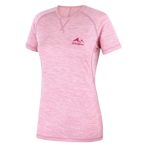Dámské funkční merino triko Husky Mersa L faded pink