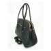 Kožená kufříková kabelka Alessia NM33RX černá