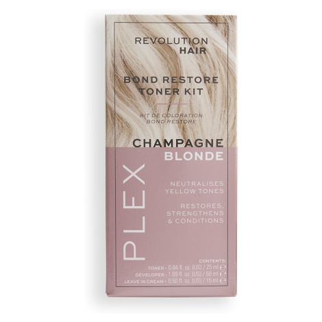 Revolution Haircare Barva na vlasy Plex (Bond Restore Toner Kit) 90 ml Champagne