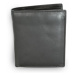Černá pánská kožená peněženka Roberto Arwel