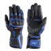A-PRO Cobra GU-Conbl kožené rukavice černá/modrá