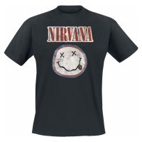 Nirvana Distressed Logo Tričko černá