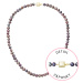 Evolution Group Perlový náhrdelník z říčních perel se zapínáním ze 14 karátového zlata 922001.3/