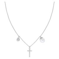 Amen Jemný stříbrný náhrdelník s přívěsky Subjects CLCRPEBBZ