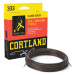 Cortland muškařská šňůra 333 classic full sinking type 3 brown fresh salt 90 ft - wf5s