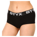 Dámské kalhotky Styx s nohavičkou černé (IN960)