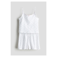 H & M - Bavlněné pyžamo - bílá
