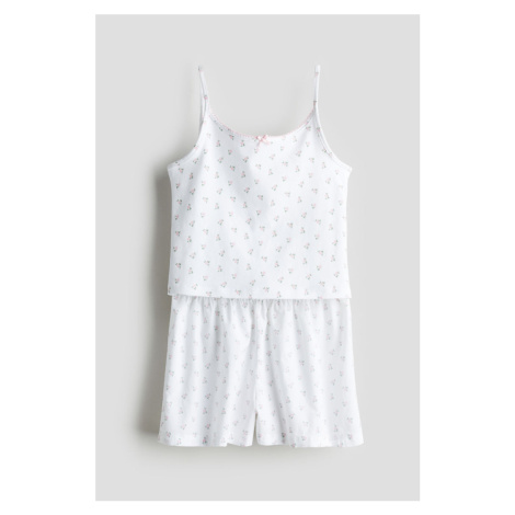 H & M - Bavlněné pyžamo - bílá H&M