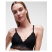 Spodní prádlo karl lagerfeld padded longline lace bra černá