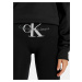 Calvin Klein černé legíny s vysokým pasem Jeans Logo High Waist
