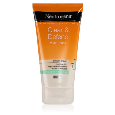 Neutrogena Clear & Defend čistící emulze a maska 150 ml