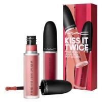 MAC - Kiss It Twice Powder Kiss Liquid Duo Sady rtěnek 1 pieces Vínová unisex