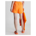 Oranžové dámské teplákové kraťasy Calvin Klein Jeans