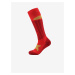 Červené unisex ponožky ALPINE PRO BEROG