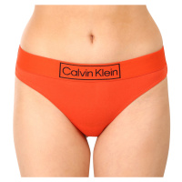 Dámská tanga Calvin Klein oranžová (QF6774E-3CI)