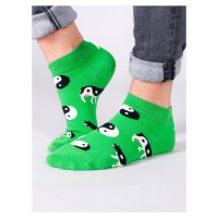 Yoclub Unisex kotníkové vtipné bavlněné ponožky vzory barvy SKS-0086U-A700
