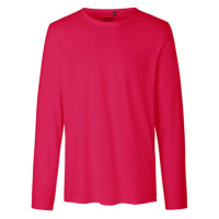 Neutral Pánské tričko s dlouhým rukávem NE61050 Pink