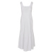 Ladies 7/8 Length Valance Summer Dress - white