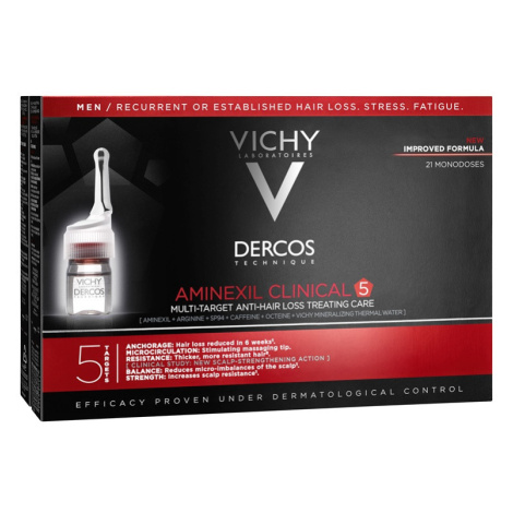 VICHY Dercos Aminexil Clinical 5 muži 21x6ml