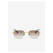 VeyRey Sluneční brýle oválné Bert hnědá skla