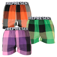 3PACK pánské trenky Represent Mikebox (R1M-BOX-02515357)