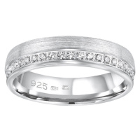 Silvego Snubní stříbrný prsten Paradise pro ženy QRGN23W 60 mm