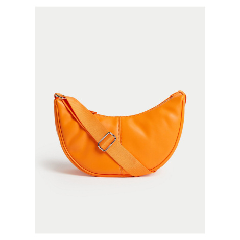 Oranžová dámská kabelka přes rameno Marks & Spencer