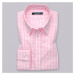 Dámská košile s růžovým kostkovaným vzorem 12456