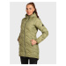 Béžový dámský zimní kabát Kilpi LEILA-W