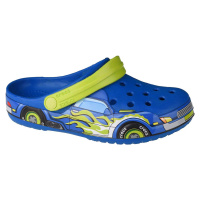 MODRÉ CHLAPECKÉ NAZOUVÁKY CROCS FUN LAB TRUCK BAND CLOG Modrá