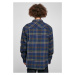 Pánská košile // Urban Classics / Checked Mountain Shirt darkblue/bottlegreen